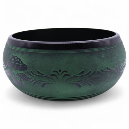 Moss Green Singing Bowl | Extra Loud Sound Healing & Meditation Bowl - Crystal Nest