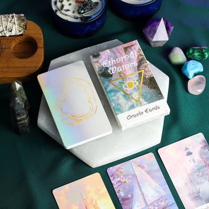 Ethereal Waters Oracle Cards | Sirens, Moonlight & Ocean Energy Deck - Crystal Nest