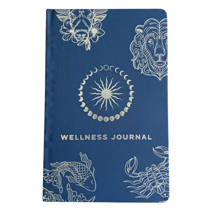 Guided Wellbeing Journal | Zodiac Signs Edition | Daily Self-Care & Holistic Habit Tracker - Crystal Nest