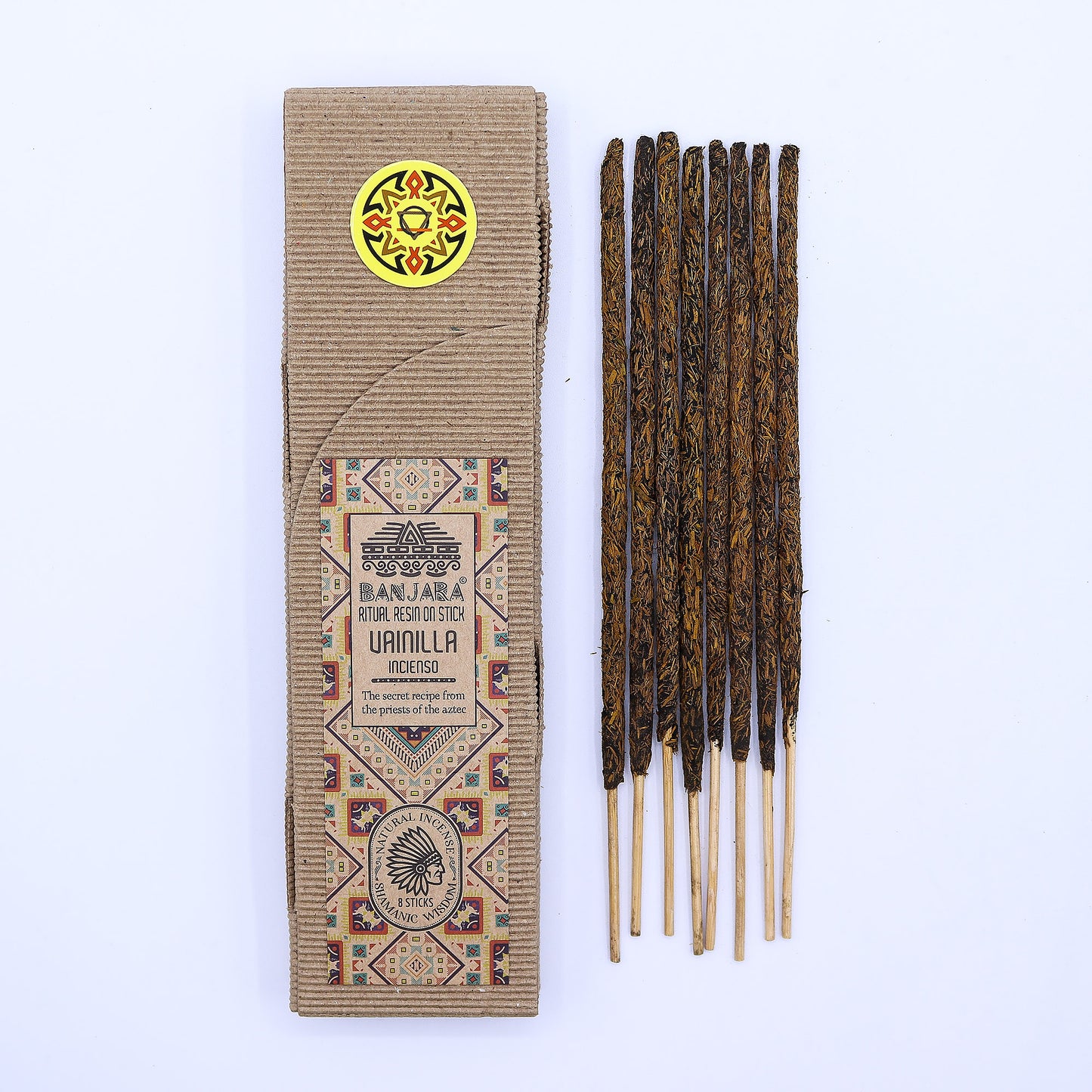 Banjara Ritual Resin on Stick | Vanilla Incense | Comfort, Warmth & Relaxation - Crystal Nest