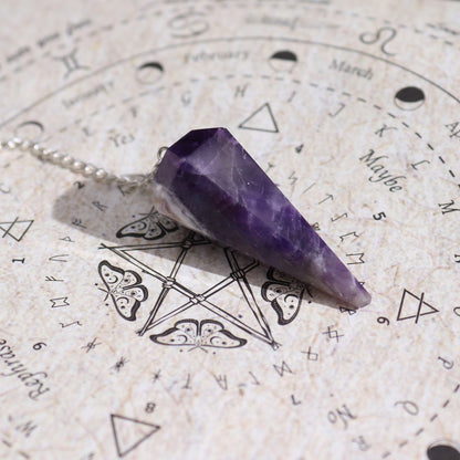 Ancient Witch Seduction Spell Incense | Oud with Amethyst Pendulum & Divination Map