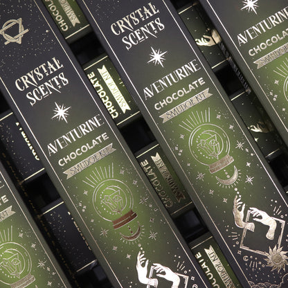 Aventurine Crystal & Chocolate Scented Smudge Incense