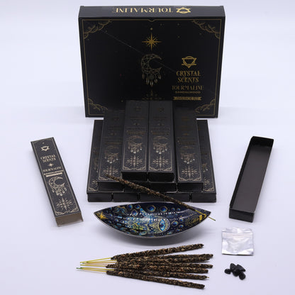 Tourmaline Crystal & Sandalwood Scented Smudge Incense