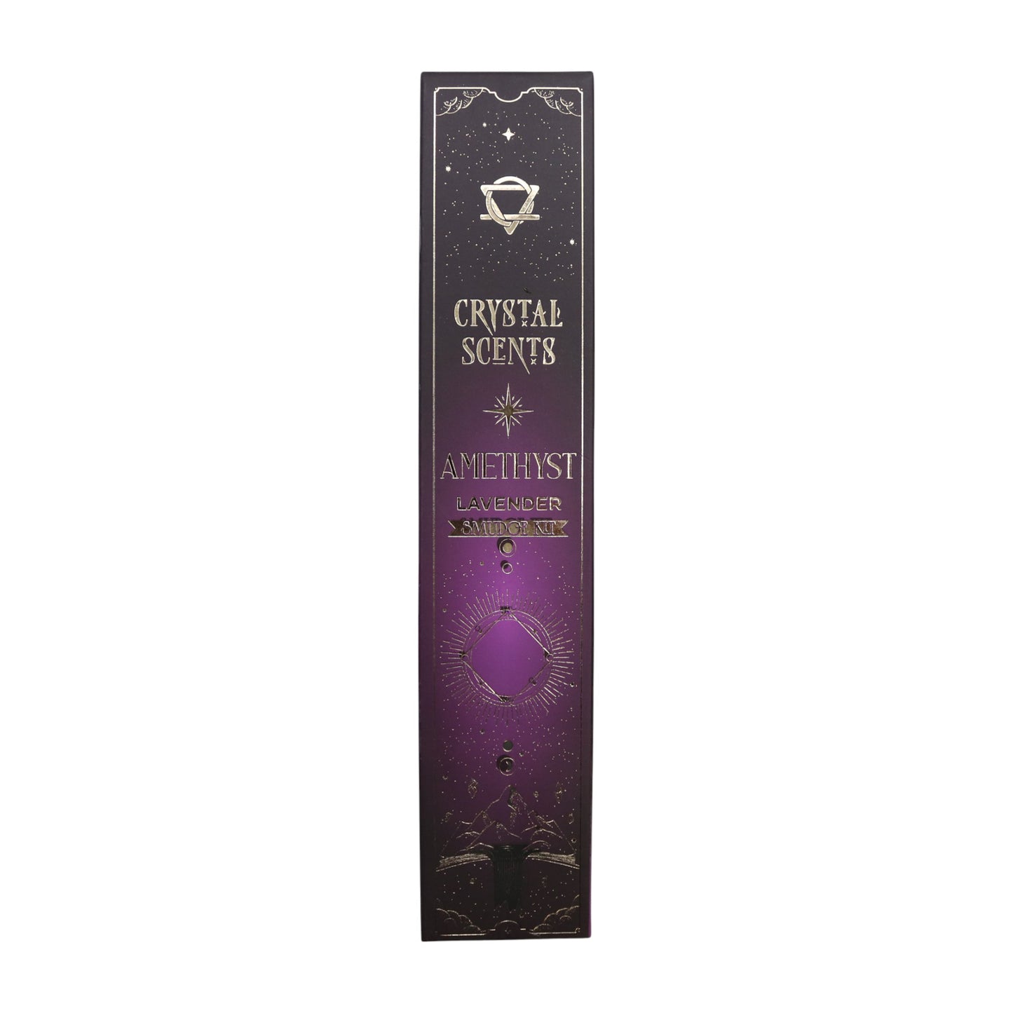 Amethyst Crystal & Lavender Scented Smudge Incense