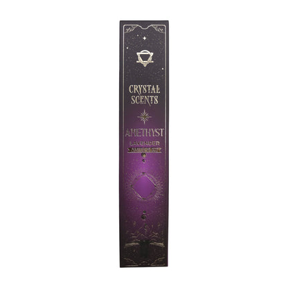Amethyst Crystal & Lavender Scented Smudge Incense
