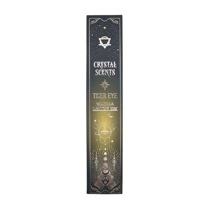 Tiger Eye Crystal & Vanilla Scented Smudge Incense