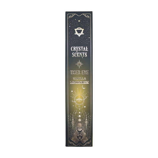 Tiger Eye Crystal & Vanilla Scented Smudge Incense