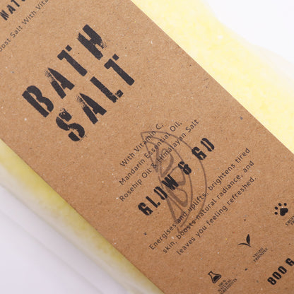 Glow & Go Vitamin C & Mandarin Epsom Bath Salts | 800g