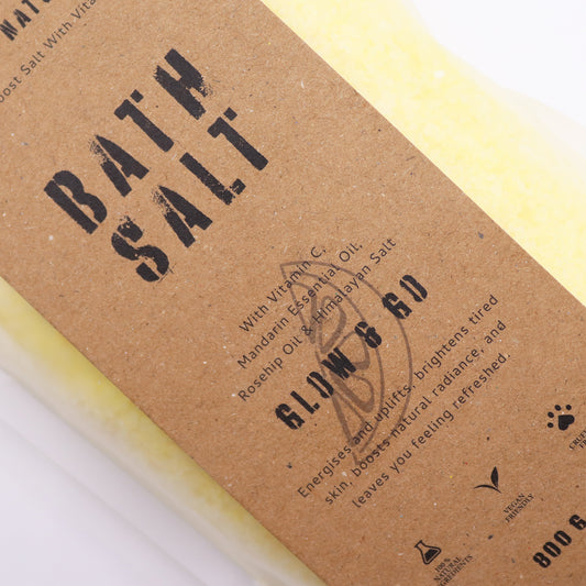 Glow & Go Vitamin C & Mandarin Epsom Bath Salts | 800g
