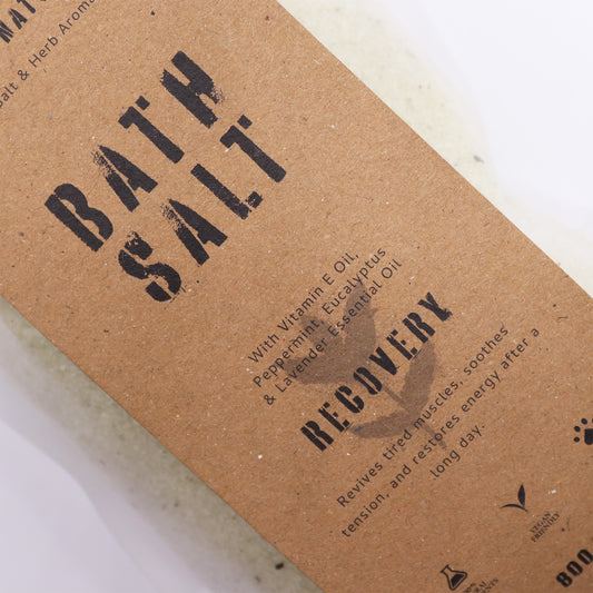 Recovery Menthol Aromatherapy Epsom Bath Salts | 800g