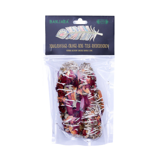 Himalayan Sage & Botanical Blend Banjara Smudge Stick Set | Cleansing & Renewal - Crystal Nest