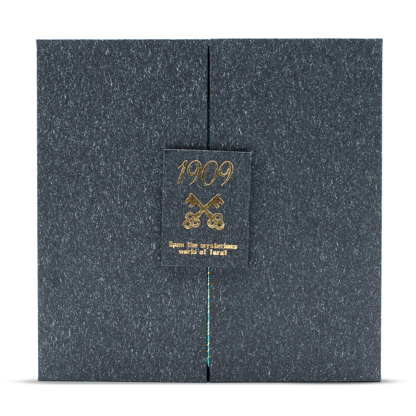 Gold & Turquoise Foil Tarot Card Gift Set | Tarot Deck with Guidebook, Crystals & Tarot Cloth