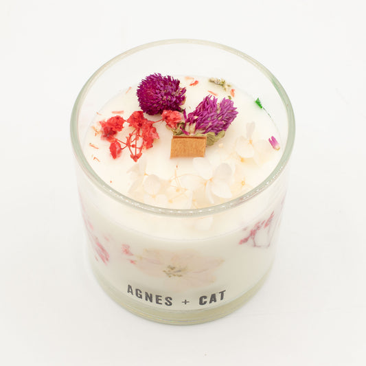Roses of Sawrey Botanical Soy Candle | Luxury Floral Rose Candle