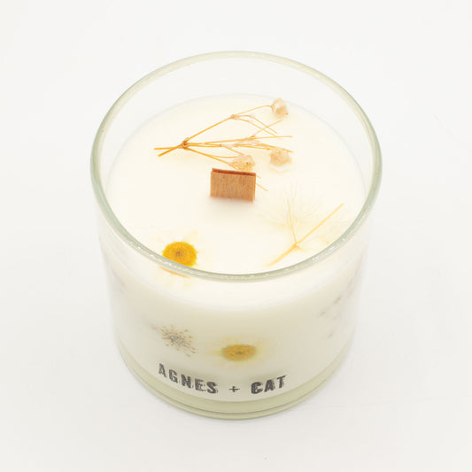 Windermere Botanical Soy Candle | Luxury Calming Floral Candle - Crystal Nest