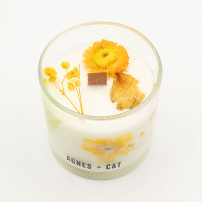 Rydal Oudh Botanical Soy Candle | Warm Woodland Luxury Candle - Crystal Nest