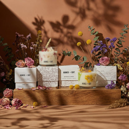 Rydal Oudh Botanical Soy Candle | Warm Woodland Luxury Candle - Crystal Nest