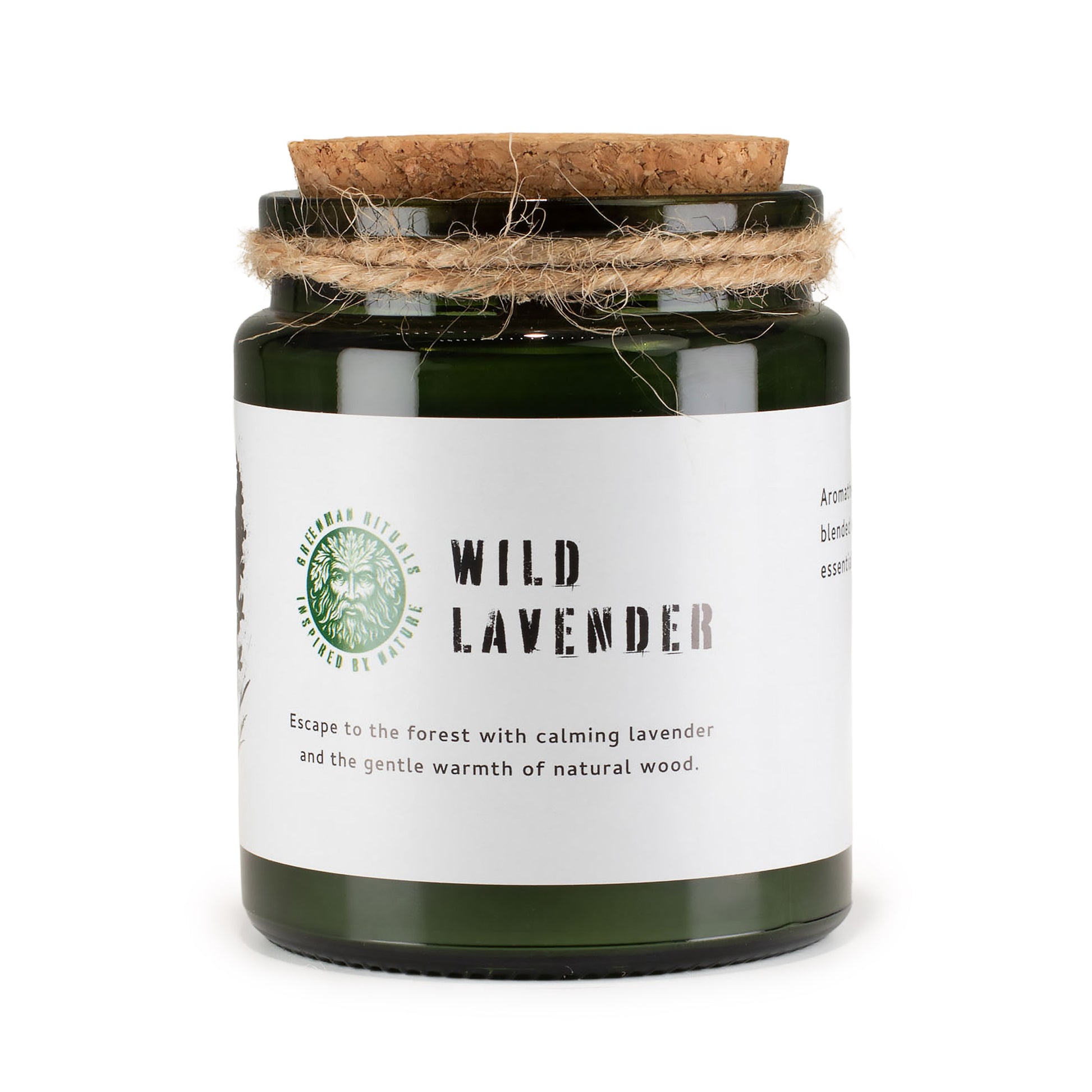 Wild Lavender Woodwick Soy Candle - Crystal Nest