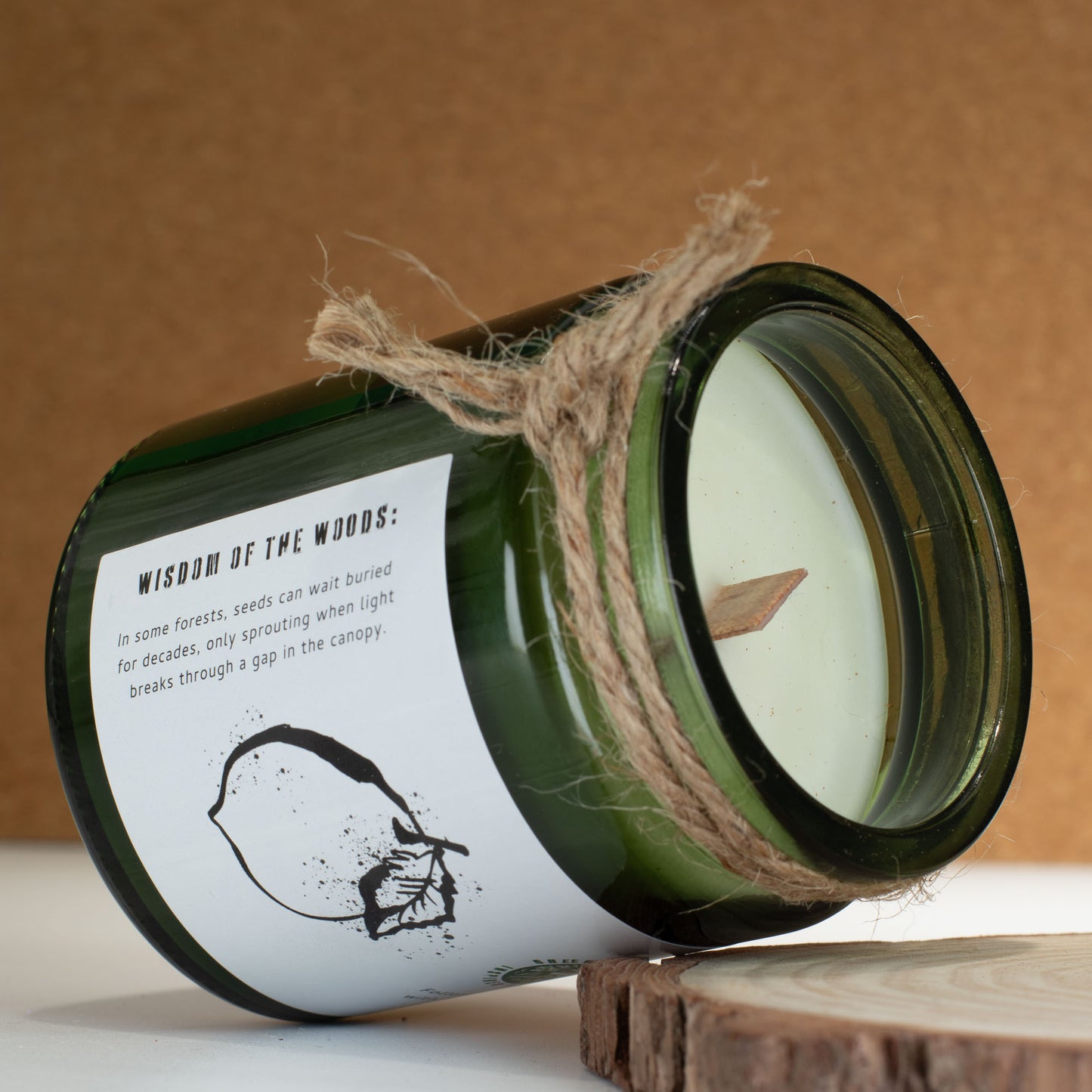 Cedar Citrus Woodwick Soy Candle