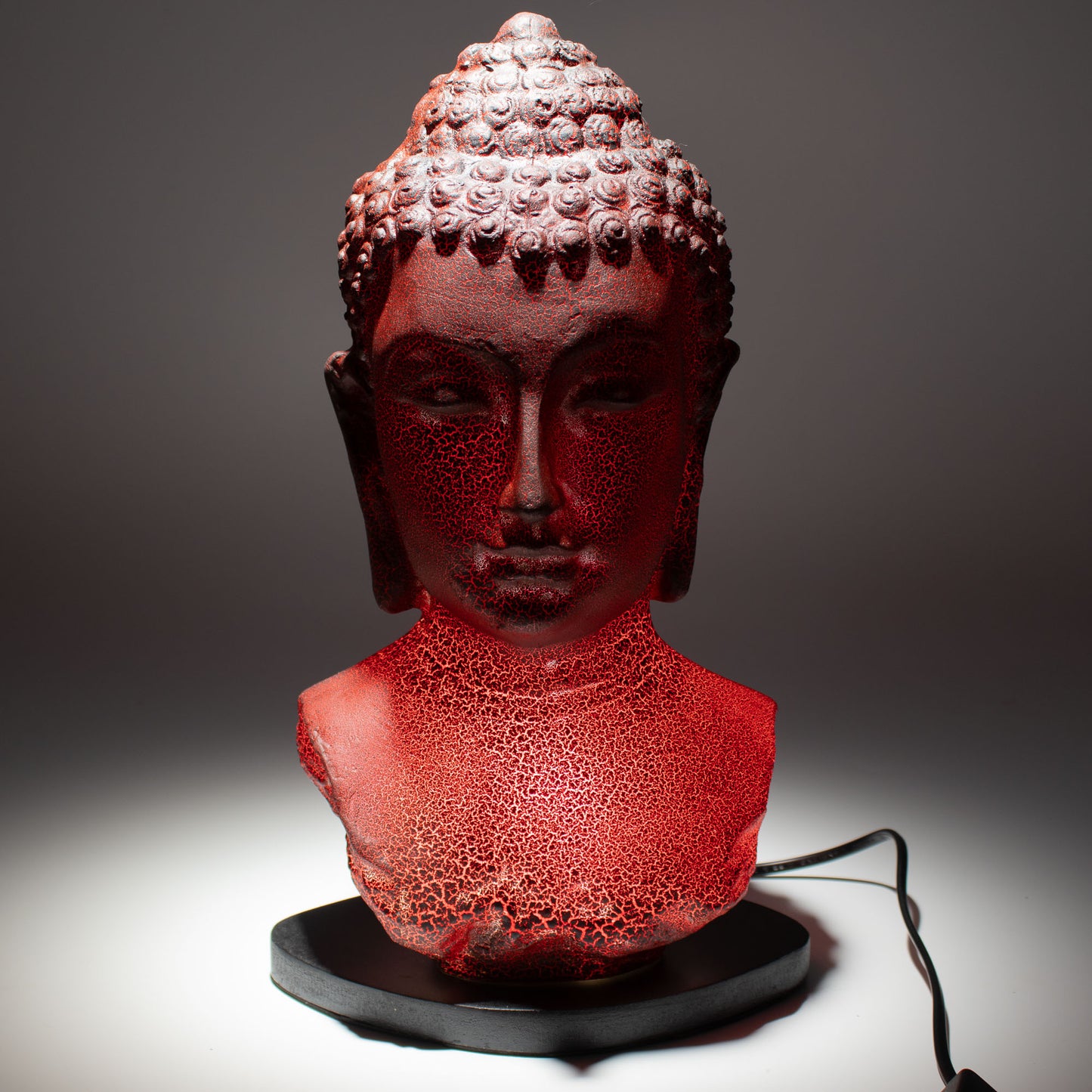Serenity Buddha Glow Lamp – Molten Lava - Crystal Nest