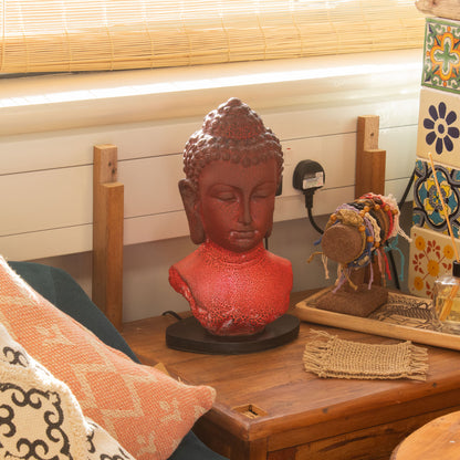 Serenity Buddha Glow Lamp – Molten Lava - Crystal Nest