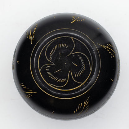 Magic Gold Mushroom Cauldron Singing Bowl 15cm | Meditation Bowl with Optional Striker - Crystal Nest