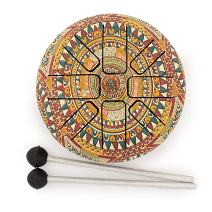 Tribal Mandala Hapi Steel Tongue Drum | Small - Crystal Nest
