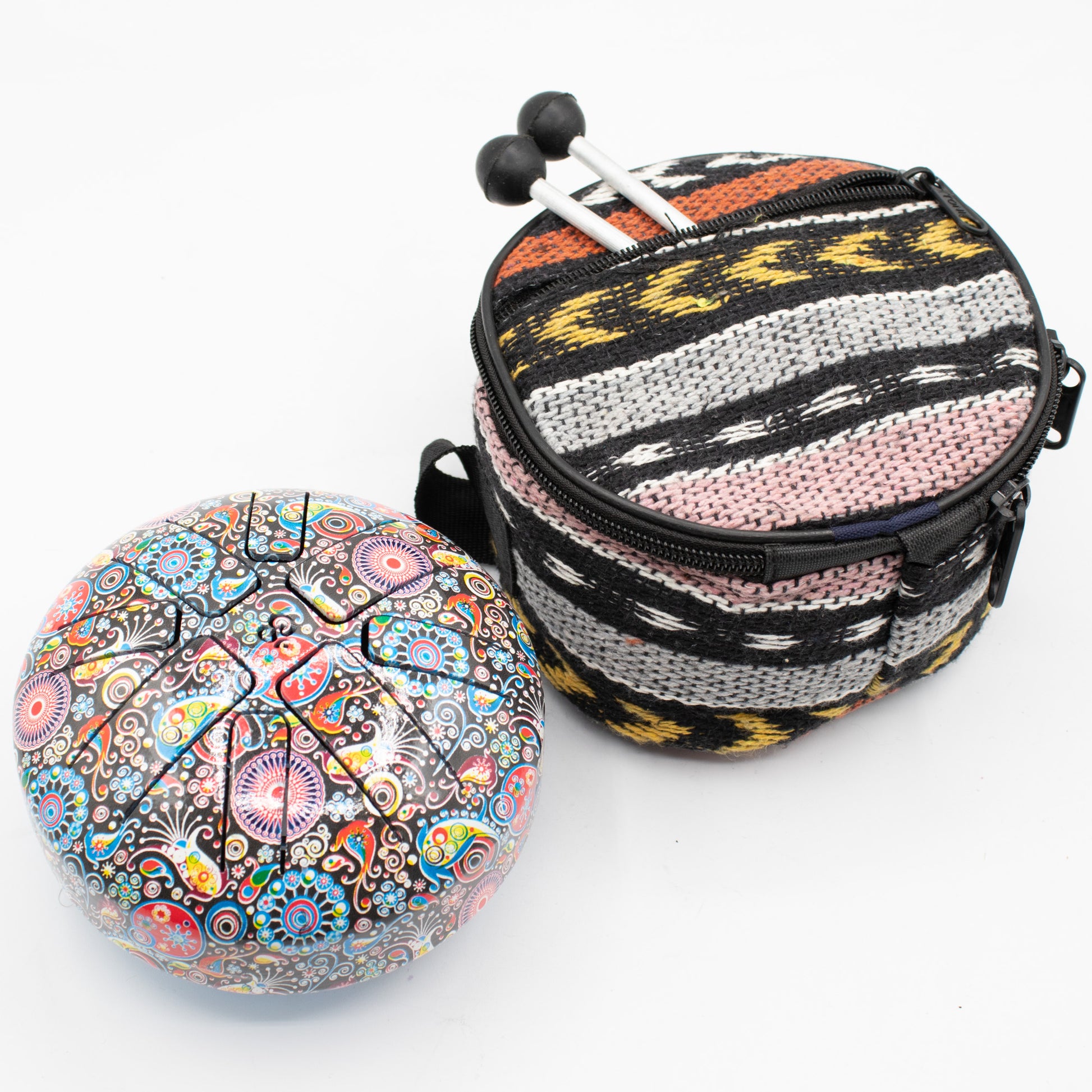 Om Mandala Hapi Steel Tongue Drum | Small - Crystal Nest
