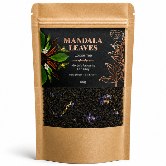 Merlin’s Favourite | Earl Grey Artisan Tea | 50g Bag