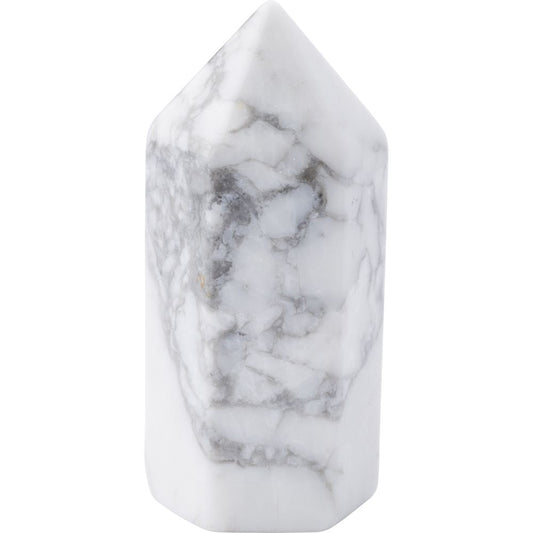 White Howlite Polished Point