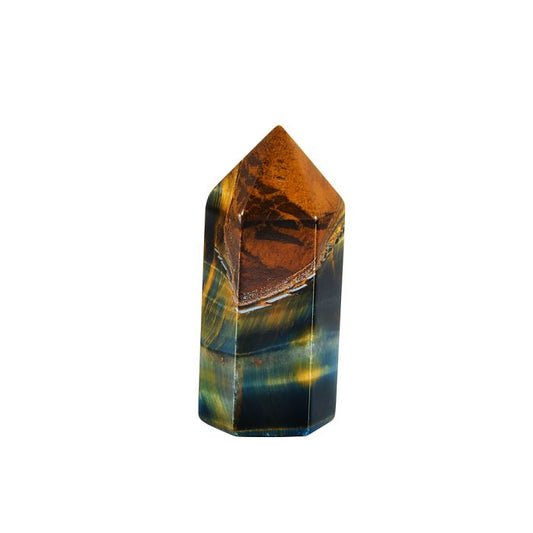 Golden Blue Tiger Eye Polished Point