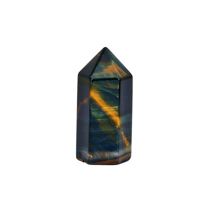 Golden Blue Tiger Eye Polished Point