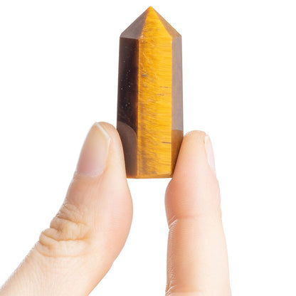 Golden Tiger Eye Polished Point - Crystal Nest