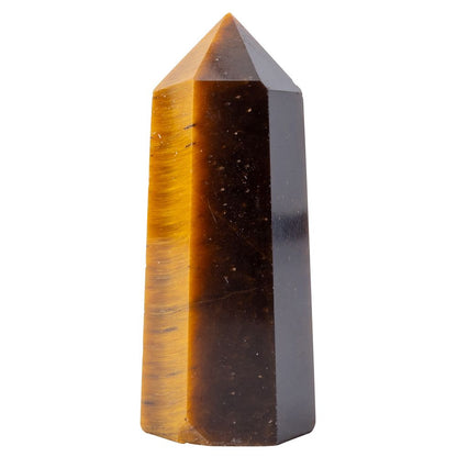 Golden Tiger Eye Polished Point - Crystal Nest