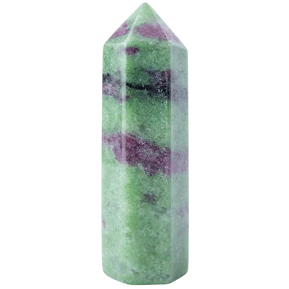 Ruby Zoisite Polished Crystal Point | Heart-Opening & Grounding - Crystal Nest