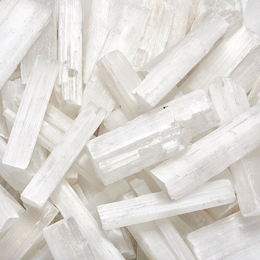 Selenite Sticks 10cm | Energy Cleansing & Spiritual Healing - Crystal Nest