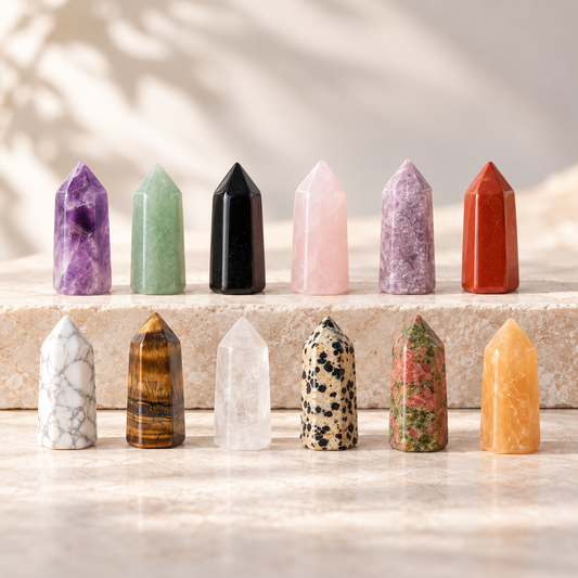 The Crystal Energy Collection | 12 Mini Crystal Generator Points