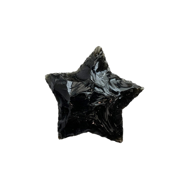 Black Obsidian Crystal Star | Protection
