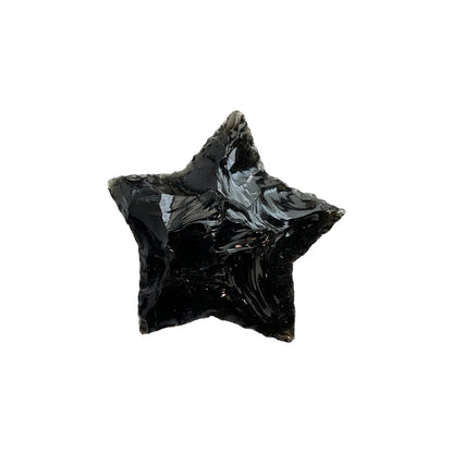Black Obsidian Crystal Star | Protection
