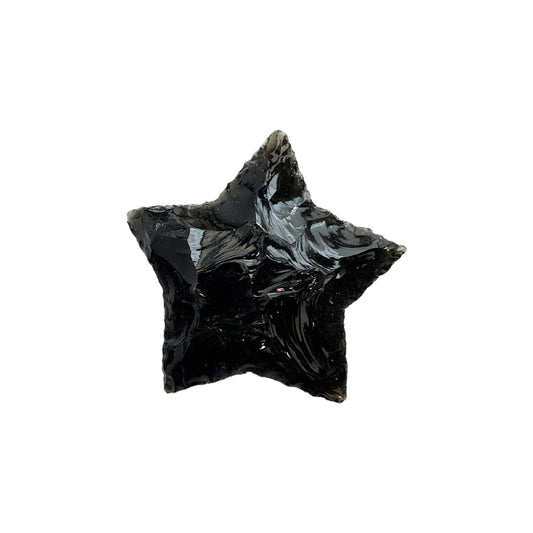 Black Obsidian Crystal Star | Protection
