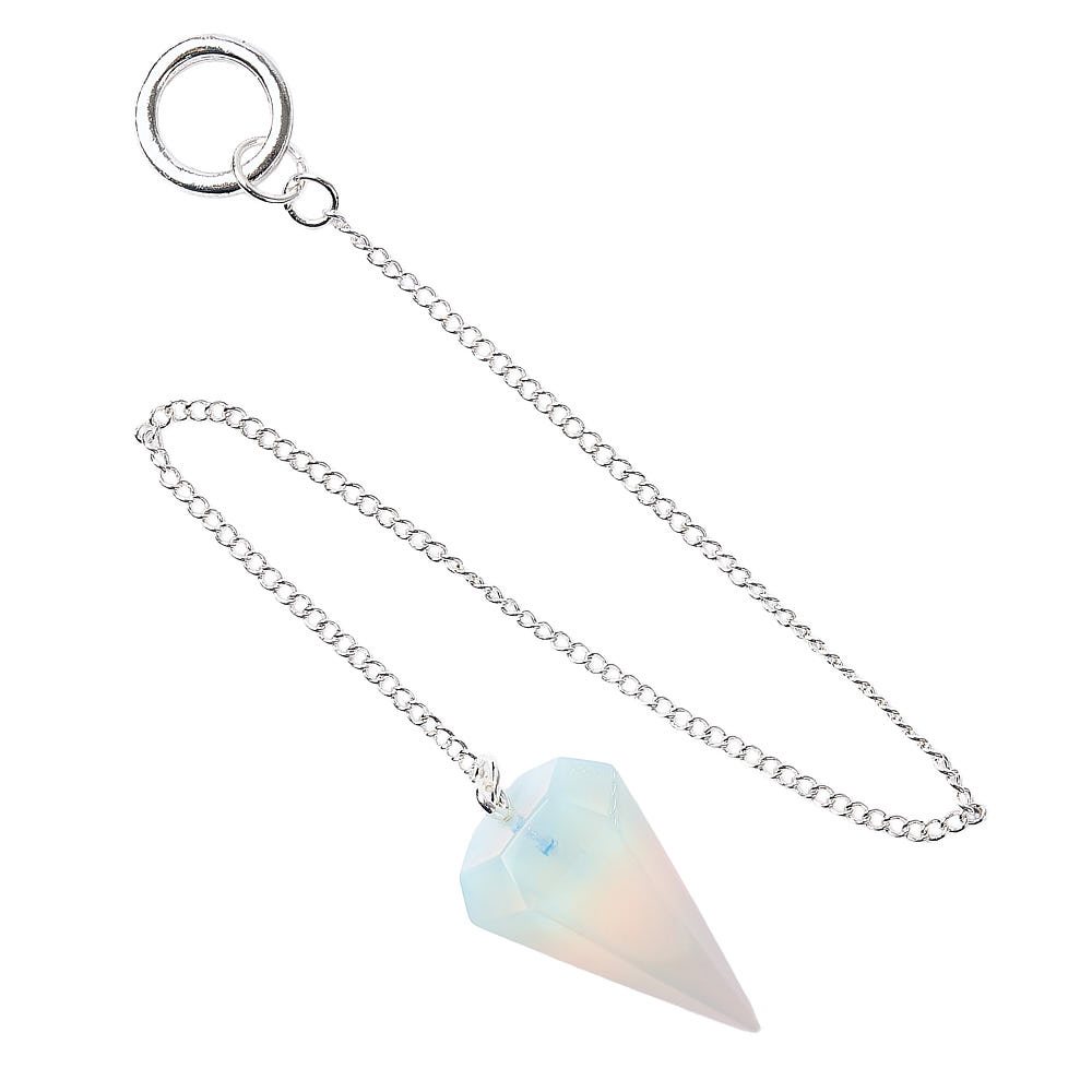Opalite Crystal Pendulum | Intuition & Balance