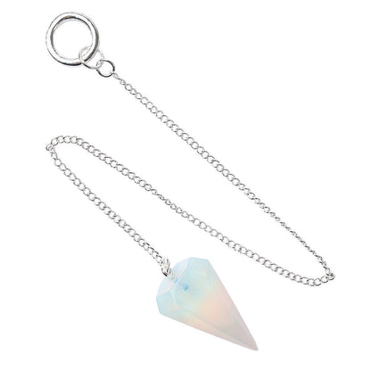 Opalite Crystal Pendulum | Intuition & Balance