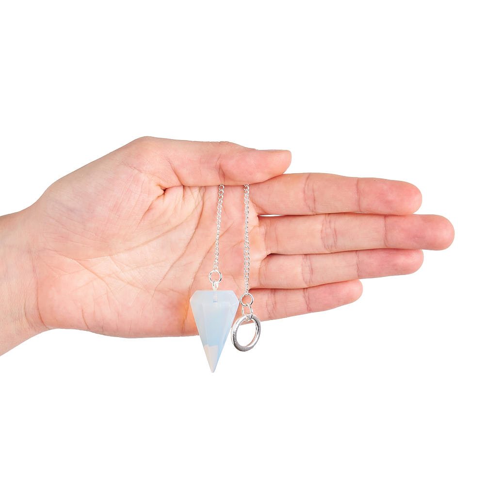 Opalite Crystal Pendulum | Intuition & Balance