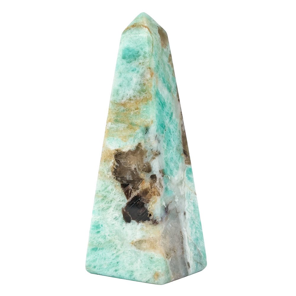 Amazonite Crystal Obelisk Point