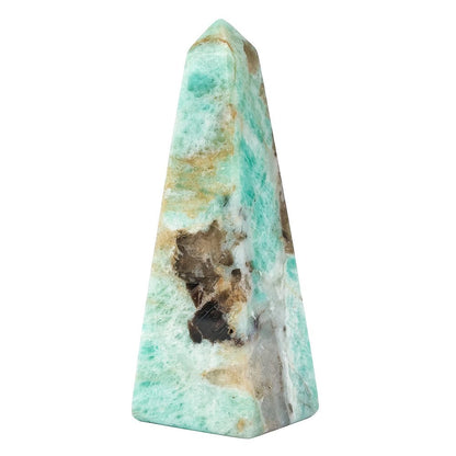 Amazonite Crystal Obelisk Point