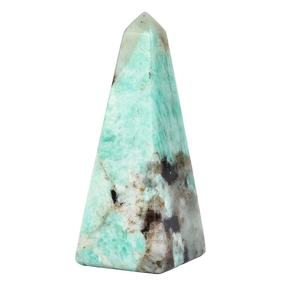 Amazonite Crystal Obelisk Point