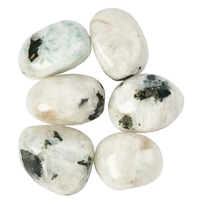 Rainbow Moonstone Tumblestone - Crystal Nest