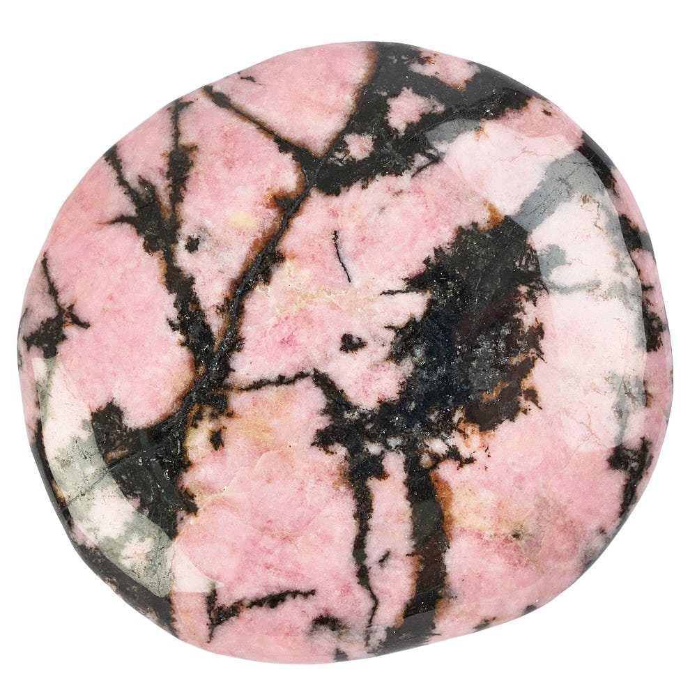 Rhodonite Smoothstone - Crystal Nest