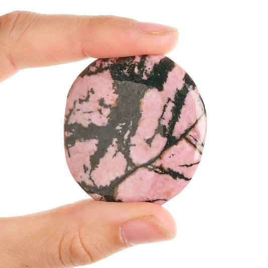 Rhodonite Smoothstone - Crystal Nest