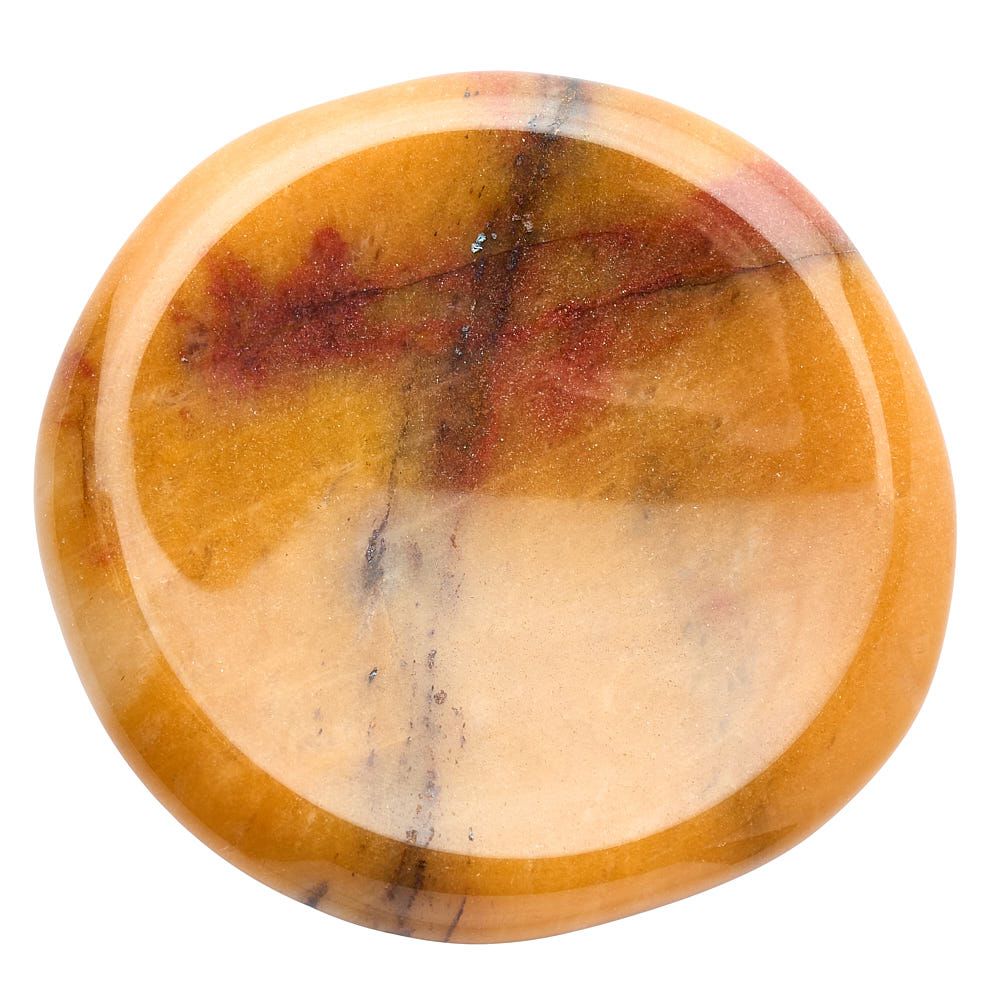 Yellow Aventurine Worry Stone - Crystal Nest