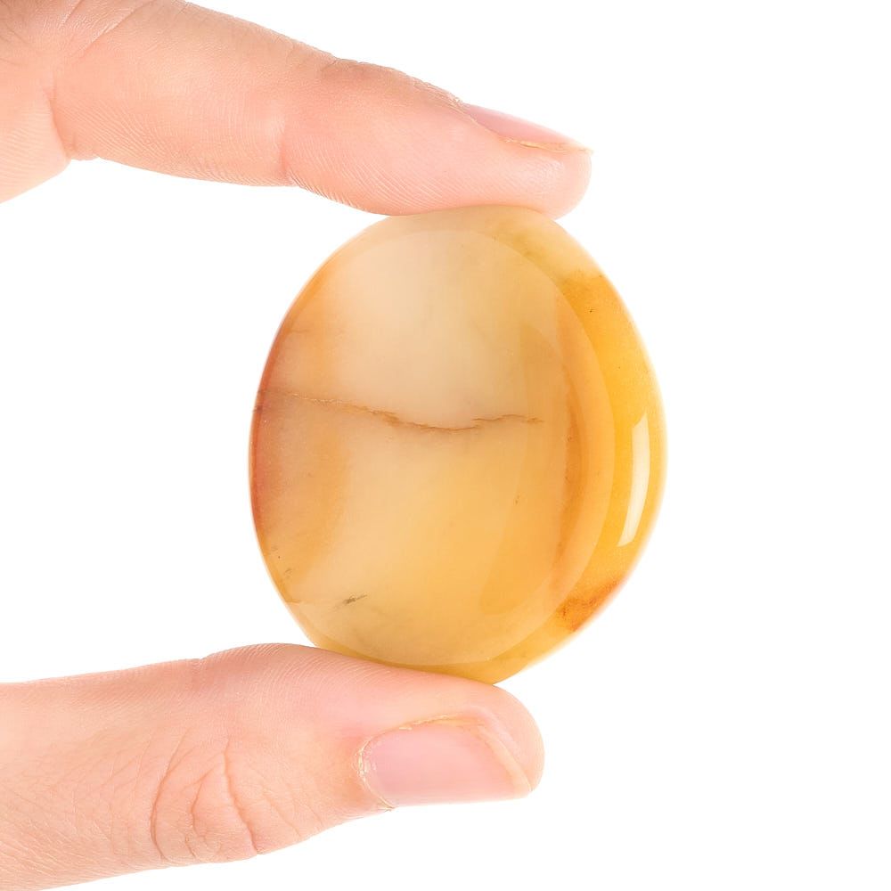 Yellow Aventurine Worry Stone - Crystal Nest